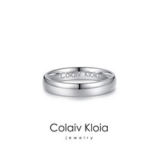 Colaivkloia Colaiv Kloia 커 플 반지 남녀 쌍 의 순은 한 광 면 308 심 패션 개성 조절 가능 생일 선물 을 줄 수 있 는 남자 여자친 구 JZ - 남 반 지 를