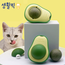 생활픽 고양이 캣잎 캣닢 마따따비 공 볼 사탕 장난감, 캣닢 1개+마따따비 1개