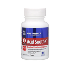 Enzymedica Acid Soothe 30 Capsules, 1개
