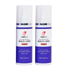 [푸디페아] 손/발바닥 피부 손발톱 올인원 풋스프레이 발톱관리 120ml, 푸디페아 올인원 풋 스프레이 2개, 2개