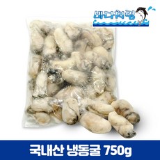 국내산 냉동굴 실량 750g 23년 작업분 통영 굴