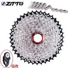 자전거 부품 정비 프리휠 스프라켓ztto 9 속도 카세트 11-40 t 와이드 비율 freewheel 산악 자전거 mtb 자전거 카세트 플라이휠 스프로킷 호환 선레이스, 9s 40t hy 및 체인