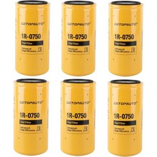 GETOPAUTO 1R-0750 엔진 연료 필터는 P5513에 적합 BF7633 FF5320 33528 캐터필러 트랙굴착기 235C 330BLN 235B 350L 330BL 33, GETOPAUTO 1R-0750 엔진 연료 필터는 P5