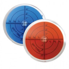 그린경사기 퍼팅라인을 보여주는 60mm 수평기, 레드