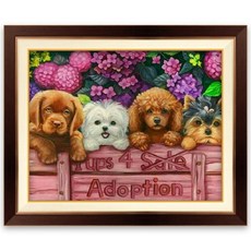 동물보석십자수