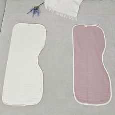 메롱베베 고급 거즈 트림패드 수유패드 유아용 면누비지 양면사용, 1개, D세트. 크림+코코아
