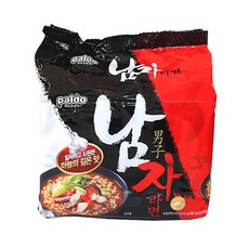 팔도 남자라면115g x5 초대박, 상세페이지 참조