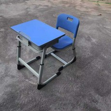 중등책상 학생용책상 중고등학생책상의자 공부방책상, 블루 리프팅 세트 65x45