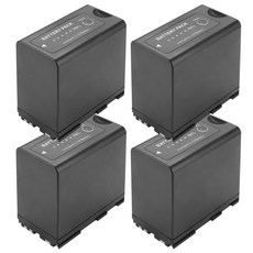 캐논용 BP-975 배터리 EOS C100 XLH1 ES420V Vista 7800mAh, 02 4 Pcs Battery, 02 4 Pcs Battery