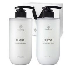 탐니크 퍼퓸 고보습 바디워시 500ml 2종세트 ( 쇼핑백 증정 ), 릴리아나 바디워시, 릴리아나 바디워시, 1개