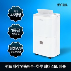 한솔일렉트로닉스 업소용제습기 1등급 대용량 공업용 산업용 창고 사무실 대형, HSD-045LP