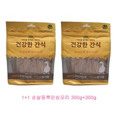 몰리스 순살듬뿍안심오리300g+300g, 2개, 오리