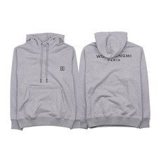[우영미(잡화)] [라벨루쏘] [WOOYOUNGMI] 백로고 후드 티셔츠 W233TS37 713G