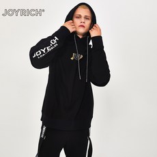 커프스 JOYRICH남성 패션 풀오버 루즈핏 후드티 빈티지 겹겹이 소맷부리 11TTYR3042M