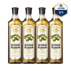 [사조] 해표 올리브유 900ml X 4병 식용유, 단품