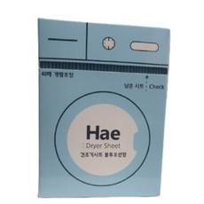 해 건조기용 시트 섬유유연제 블루오션 본품