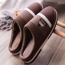 남성 면 빅 야드 통굽 보온 논슬립 미끄럼방지 가정용 커플 털 스리퍼 슈즈 여성