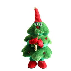 크리스마스 춤추는트리인형 춤추는산타 트리장식 데코, 색소폰