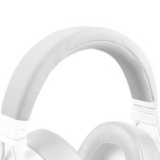SOULWIT 단백질 가죽 헤드밴드 커버 -호환 모델 커세어 Corsair Virtuoso RGB Wireless XT SE 게이밍 헤드셋 교체 헤드스트랩 패드 수리 부품 1개, White