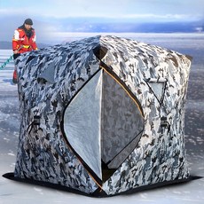 에어 원터치 쉘터 도킹 캠핑 텐트 2-3 인용 겨울 얼음 낚시 1515 야외 코튼 비치 휴대용 자동차 하우스 릴리프, 파란