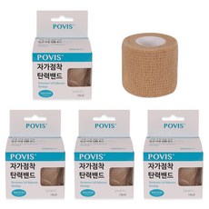 포비스 자가접착붕대 2인치, 5개, 1개입 - povis