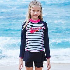 주니어여아집업래쉬가드