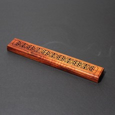 붓다북 장미목 향로 (향받침대) - 나무향로 사각향로 선향