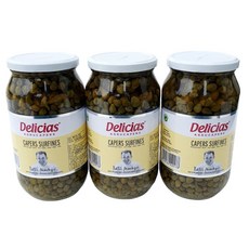 델리시아스 케이퍼 연어요리 파스타소스 절임 피클 병조림, 950g, 3개