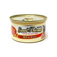 굿프랜드 캣 참치 n 닭고기 캔 85g (WECAD83), 1개, 굿프랜드 애완용품 캣 참치 N 닭고기 캔 85g