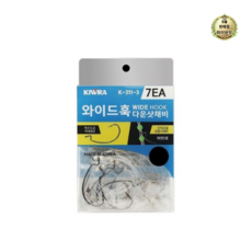  라이브잇 키우라 단차조절 유동식 채비 와이드훅 K-311 7p, 7개입, 14개 