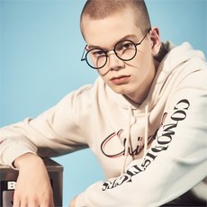 블루엘리펀트 FRED black 동그란 동글이 둥근 레트로 복고 빈티지 메탈 김구 안경테