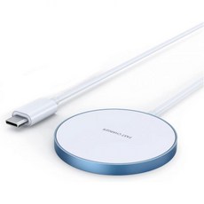 MagSafe 충전기 마그네틱 무선 충전기 마그네틱 충전기 아이폰 15/Plus/Pro/Pro Max 아이폰 14/Plus/Pro/Pro Max 아이폰 13/Mini/Pr, blue