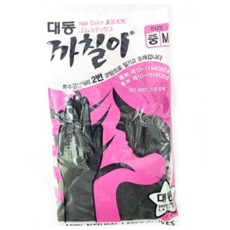 대동 까칠이 블랙글러브 라텍스 미용장갑 (1box 5쌍), 7세트