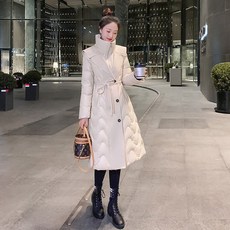 온앤온 공항패션 후드 슬림라인 카라넥 오피스룩 파티룩 커플룩 오리털 여성롱패딩 리스트