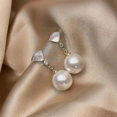 해수진주원터치귀걸이