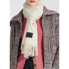 Paul Smith Women's Solid Color Cashmere Blend Scarf 235637 ECW Ivory
