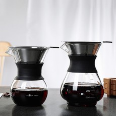 오브쿡스 내열유리 커피 케맥스 (핸드드립세트), 내열유리 커피 케맥스 200ml