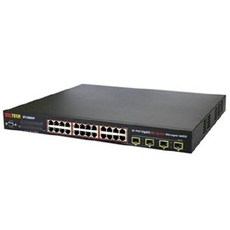 솔텍) POE 24포트 광 스위칭허브 SFC4000HP/SFP 4포트