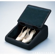 자동차 발받침 신발수납 겸용 조수석 사무실 차량용 풋레스트, 검정29x27x10cm, 1개