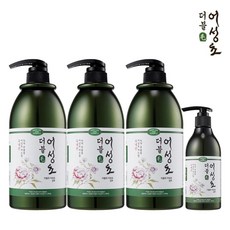 더블모 어성초 샴푸 1000ml 4종SET(샴푸 1000ml 3개+샴푸 300ml 1개), 단품