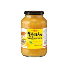 꽃샘 꿀유자차S, 1kg, 5개