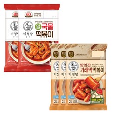 CJ제일제당 즐거운동행 미정당 방앗간 가래떡 떡볶이 400g x 3팩 + 밀국물떡볶이 376g x 2팩