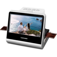 5인치 LCD 화면이 있는 24MP 필름 스캐너 디지털 네거티브 및 디지타이저 내장 16GB 메모리로 B&W/135/110/126 KPK 슈퍼 8/모노크롬 슬라이드를 JPEG 사