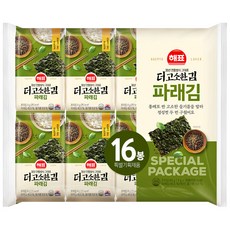 해표 더고소한 파래김(4g 16봉), 64g, 4개