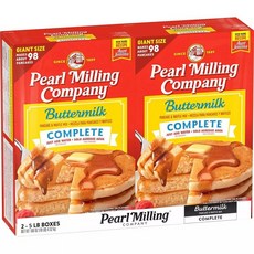펄 밀링 컴퍼니 오리지널 컴플리트 팬케이크 믹스 2.26kg 2팩 Pearl Milling Company Original Complete Pancake Mix