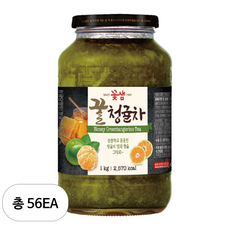 꽃샘 꿀청귤차, 56개, 1개, 1kg, 1개입