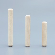 쏘비트 자작나무 목심 목다보 6~10mm 8종 100개입 국내생산 나무못, 10x60 (100ea) - 900.1532, 100개 - 무심재목공소