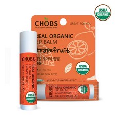 오너클랜 CHOBS(찹스) 유기농 립밤 자몽 5g, 1, 없음/없음/없음