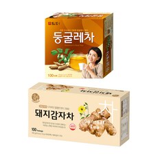담터 둥굴레차 100T + 송원 돼지감자차 100T (200T), 120g, 2개