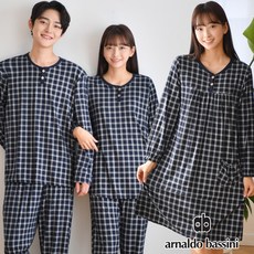속옷미인 긴팔 커플잠옷 체크 파자마 홈웨어 피치기모 인생잠옷 마약잠옷 베네사